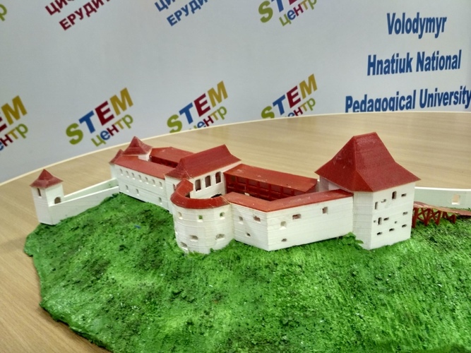 Комп’ютерна 3D реконструкція та 3D друк Язловецького замку (XIV- XVI ст.)